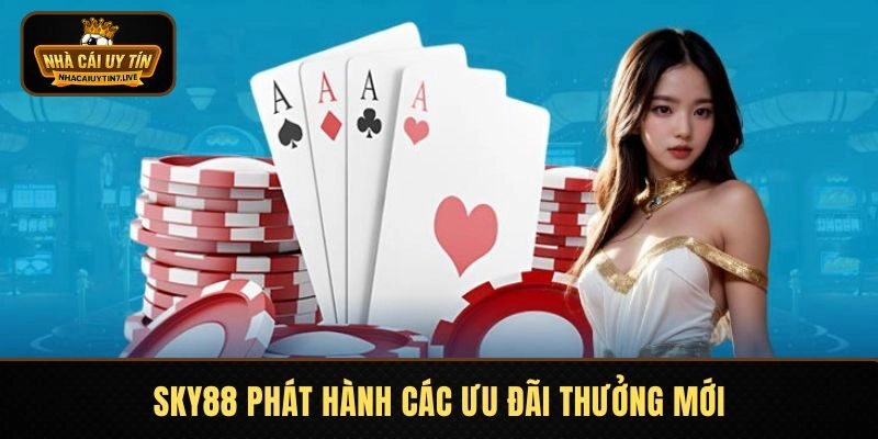 SKY88 phát hành các ưu đãi thưởng mới