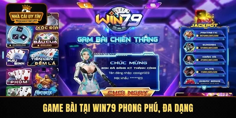 Game bài đa dạng tại WIN79 Game bài đa dạng tại WIN79